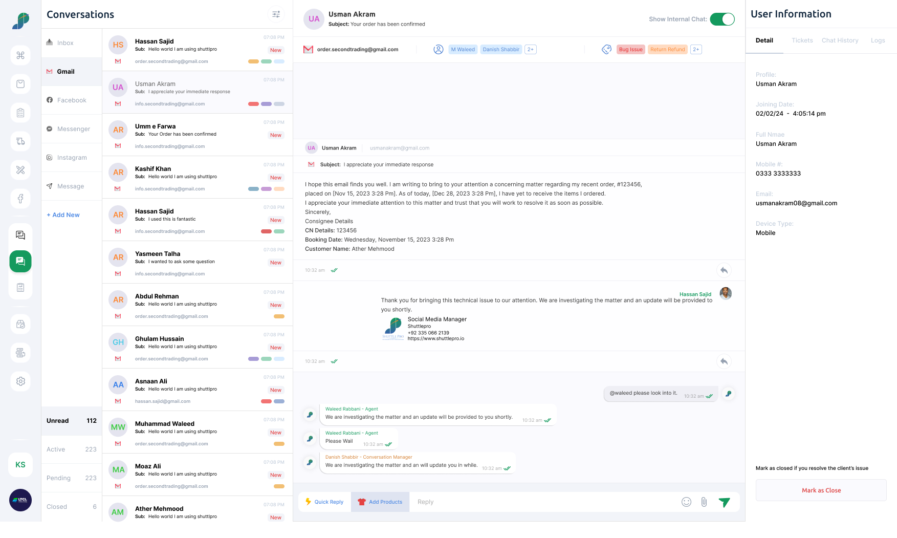 Conversations l gmail l 7 Conversations l gmail l 7